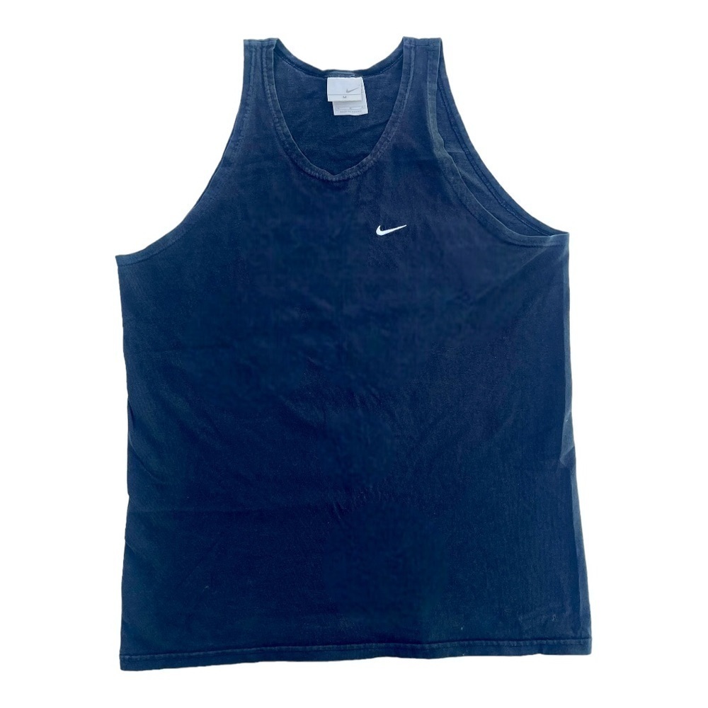 🏁 Nike Vintage Swoosh‎ Tank Top Men’s Medium | Black